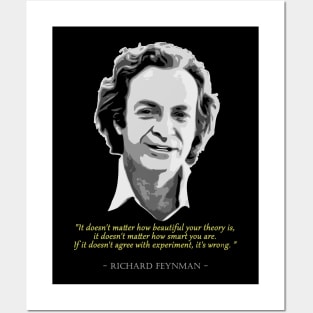 Richard Feynman Quote Posters and Art